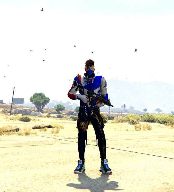 GTA 5 GTA 5 Mods angelic Free Fire Addon Ped inspired by %tags% | G5MODS