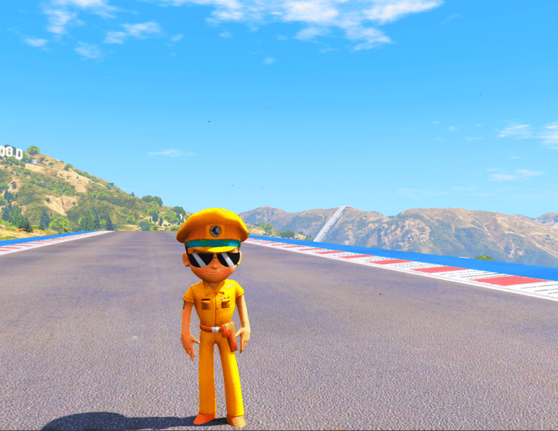 GTA 5 GTA 5 Mods Dark Yellow Little Singham Addon Ped Addon Ped inspired by %tags% | G5MODS