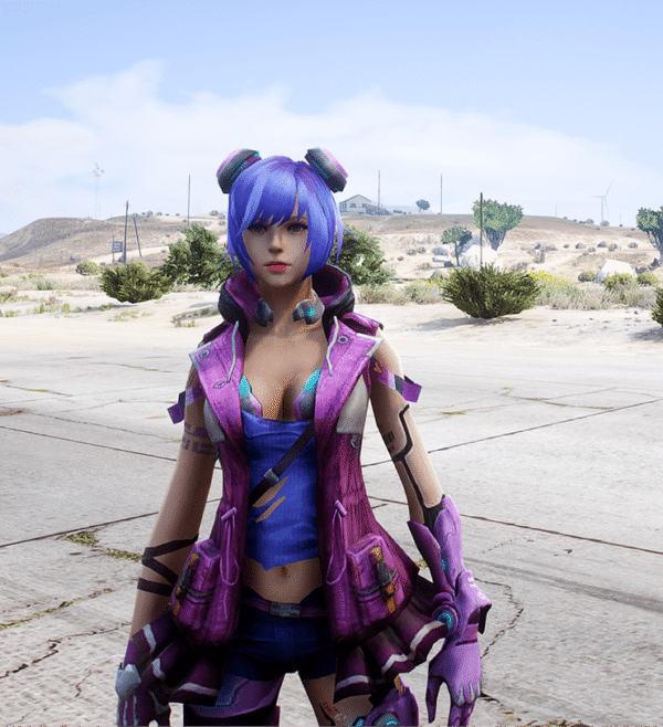 GTA 5 GTA 5 Mods IntrusiveMelody season 8 female Free Fire Addon Ped inspired by %tags% | G5MODS