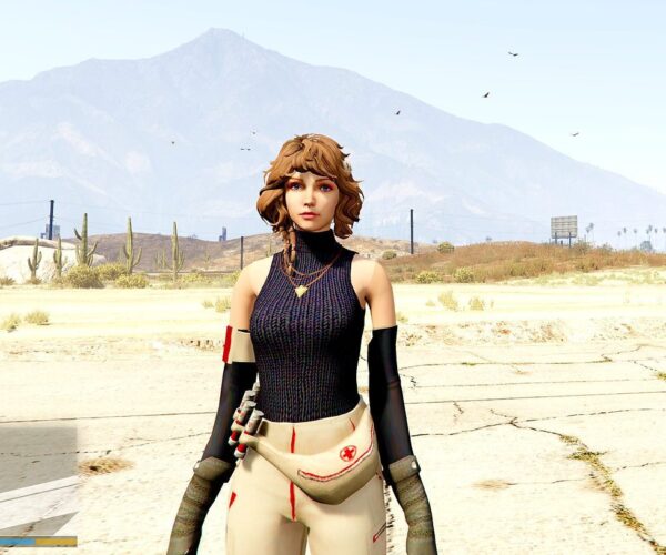 GTA 5 GTA 5 Mods Blue Spirit Free Fire Addon Ped inspired by %tags% | G5MODS