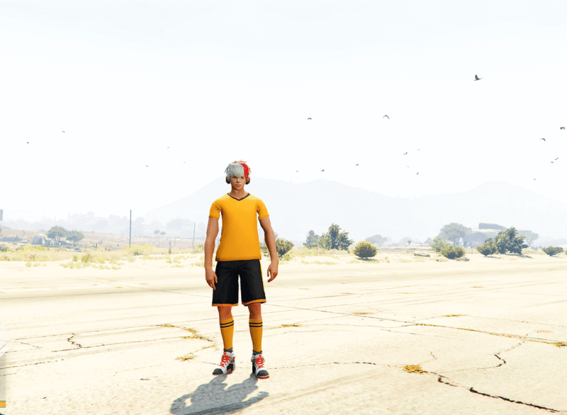 GTA 5 GTA 5 Mods Blue Spirit Free Fire Addon Ped inspired by %tags% | G5MODS