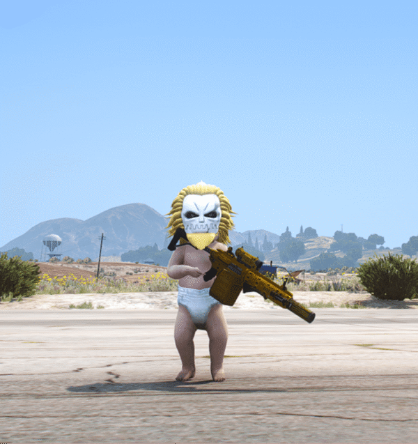 GTA 5 GTA 5 Mods Baby Titan Addon Ped inspired by %tags% | G5MODS