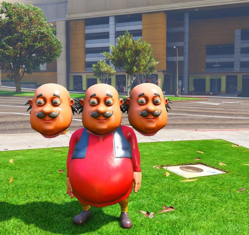 GTA 5 GTA 5 Mods 3 Head Motu Addon Ped Addon Ped inspired by %tags% | G5MODS
