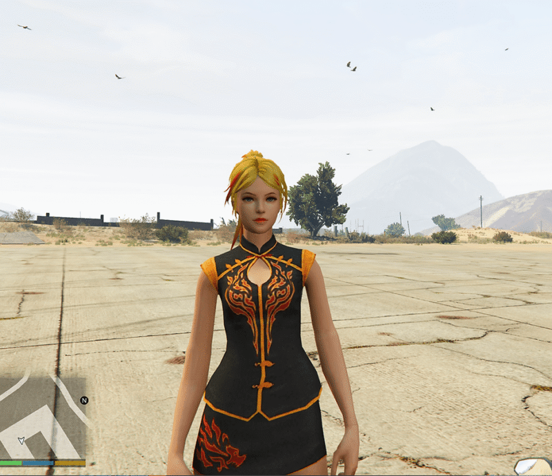 GTA 5 GTA 5 Mods Blue Spirit Free Fire Addon Ped inspired by %tags% | G5MODS