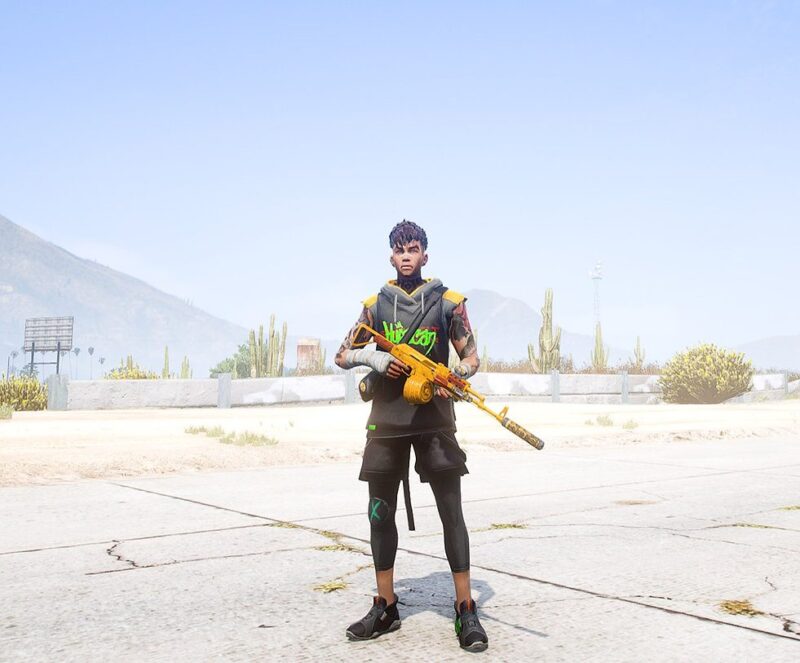 GTA 5 GTA 5 Mods  Free Fire Shiro AddonPed Addon Ped inspired by %tags% | G5MODS
