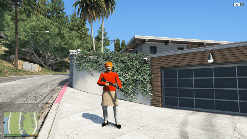 GTA 5 GTA 5 Mods Sidhu Paji  Black Dress Addon Ped Addon Ped inspired by %tags% | G5MODS