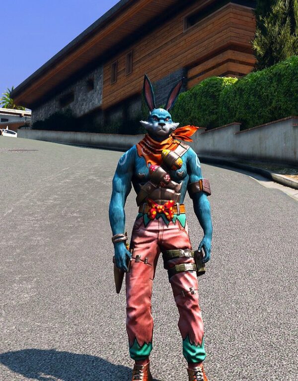 GTA 5 GTA 5 Mods Free Fire Bunny Addon Ped Addon Ped inspired by %tags% | G5MODS