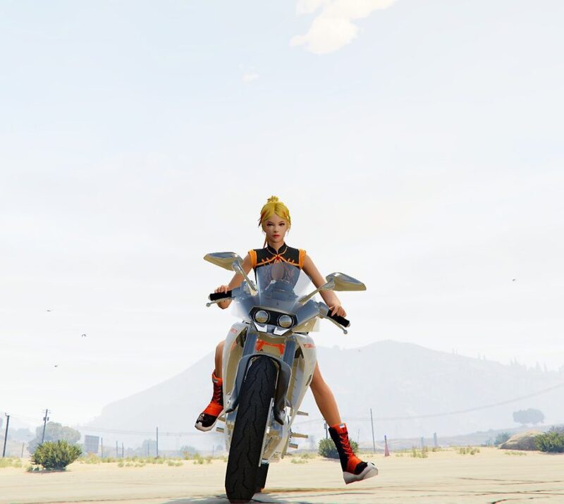 GTA 5 GTA 5 Mods Blue Spirit Free Fire Addon Ped inspired by %tags% | G5MODS