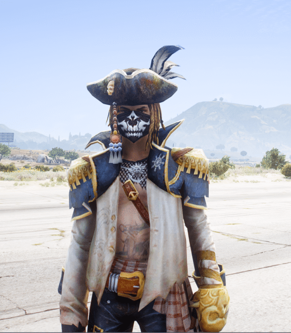 GTA 5 GTA 5 Mods Free Fire Skull Captain Addon Ped Addon Ped inspired by %tags% | G5MODS