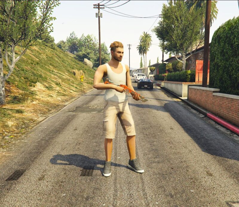 GTA 5 GTA 5 Mods Big Monster ADAM Free Fire Addon Ped inspired by %tags% | G5MODS