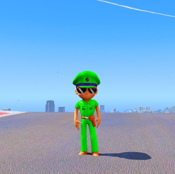 GTA 5 GTA 5 Mods Green Little Singham Addon Ped Addon Ped inspired by %tags% | G5MODS