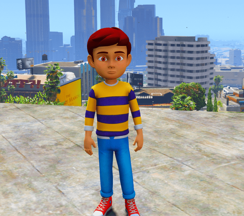 GTA 5 GTA 5 Mods Rudra AddonPed Addon Ped inspired by %tags% | G5MODS