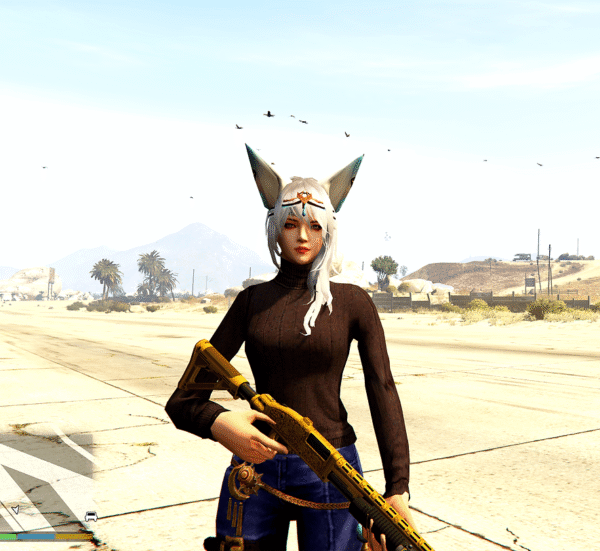 GTA 5 GTA 5 Mods Blue Spirit Free Fire Addon Ped inspired by %tags% | G5MODS