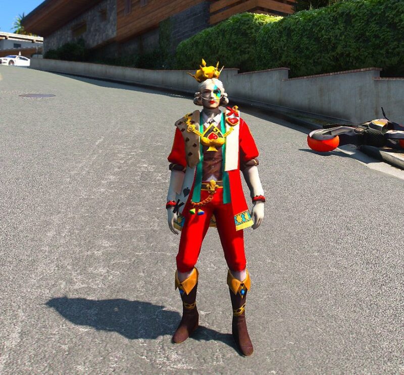 GTA 5 GTA 5 Mods Free Fire Crowned Spades Addon Ped Addon Ped inspired by %tags% | G5MODS