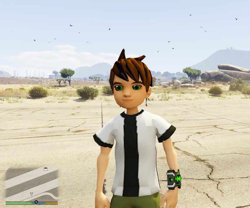 GTA 5 GTA 5 Mods Ben 10 Addon peds Addon Ped inspired by %tags% | G5MODS