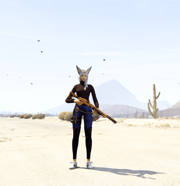 GTA 5 GTA 5 Mods Blue Spirit Free Fire Addon Ped inspired by %tags% | G5MODS