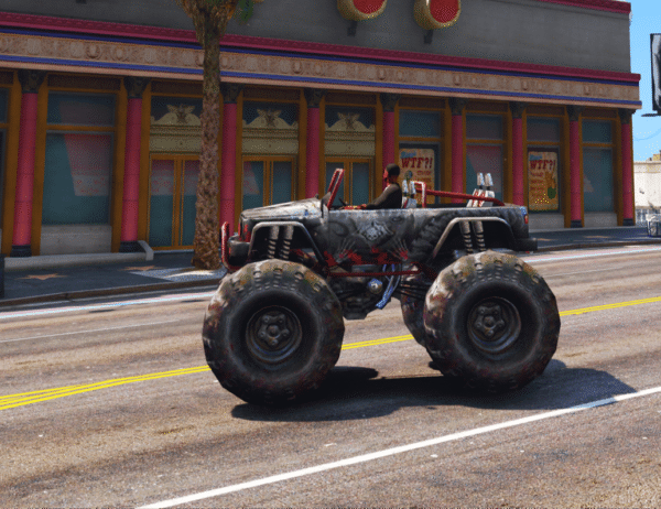 GTA 5 GTA 5 Mods Free Fire Monster Truck Apocalyspe Addon Vehicle Addon Ped inspired by %tags% | G5MODS