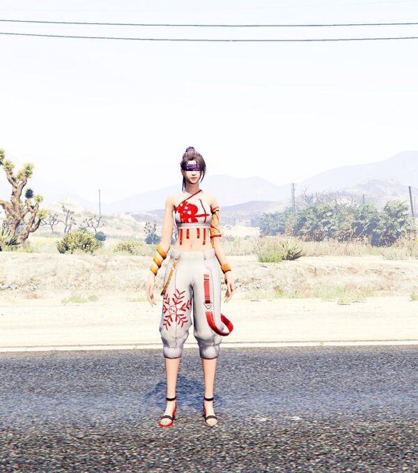 GTA 5 GTA 5 Mods free fire cute girl Addon Ped inspired by %tags% | G5MODS