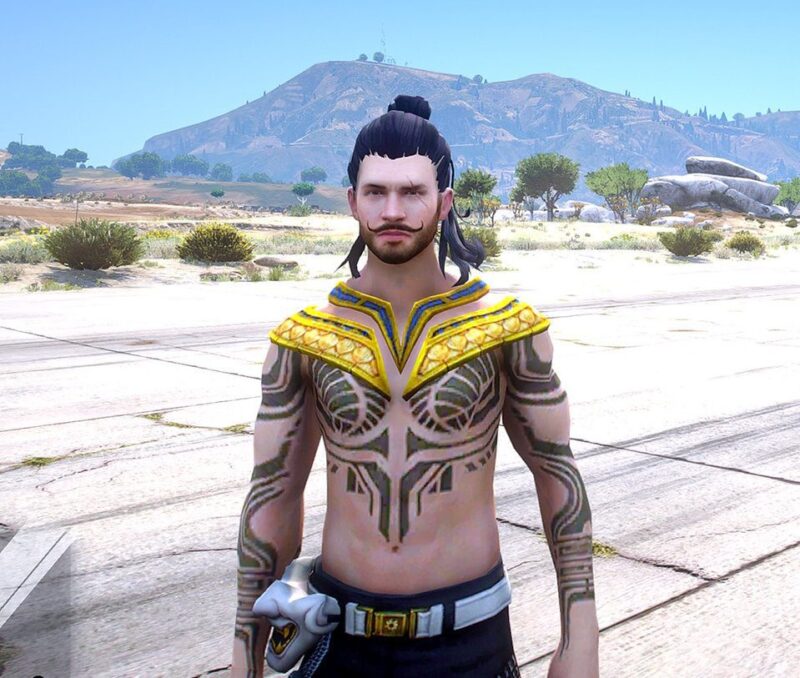 GTA 5 GTA 5 Mods king Adam Free Fire AddonPed Addon Ped inspired by %tags% | G5MODS