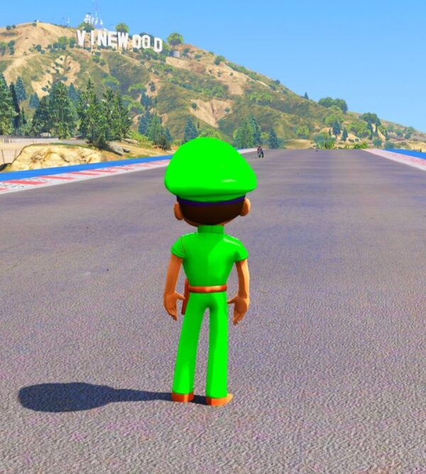 GTA 5 GTA 5 Mods Green Little Singham Addon Ped Addon Ped inspired by %tags% | G5MODS