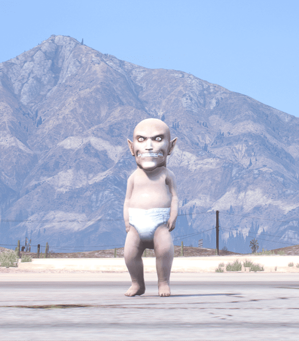 GTA 5 GTA 5 Mods Small titan Addon Ped inspired by %tags% | G5MODS