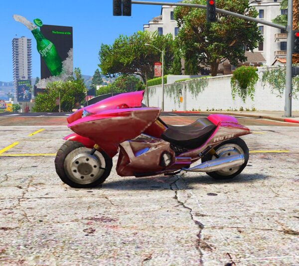 GTA 5 GTA 5 Mods Free Fire Red Bike Addon Vehicle Addon Ped inspired by %tags% | G5MODS