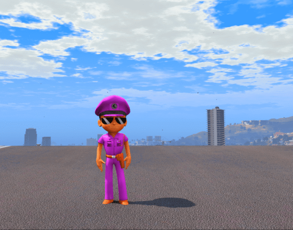 GTA 5 GTA 5 Mods Pink Little Singham Addon Ped Addon Ped inspired by %tags% | G5MODS