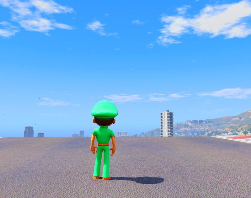 GTA 5 GTA 5 Mods Green Little Singham Addon Ped Addon Ped inspired by %tags% | G5MODS
