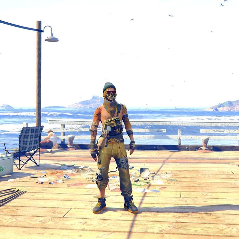 GTA 5 GTA 5 Mods Blue Spirit Free Fire Addon Ped inspired by %tags% | G5MODS