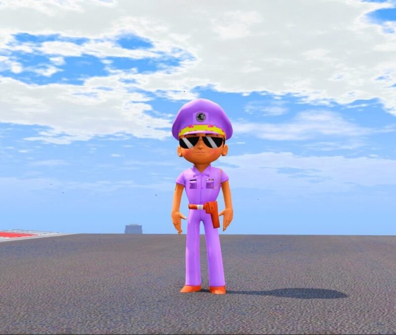 GTA 5 GTA 5 Mods Purple Little Singham Addon Ped Addon Ped inspired by %tags% | G5MODS