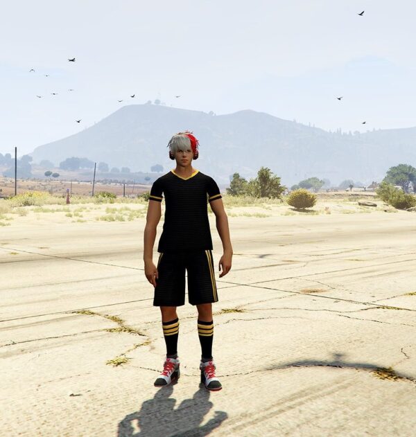 GTA 5 GTA 5 Mods Blue Spirit Free Fire Addon Ped inspired by %tags% | G5MODS