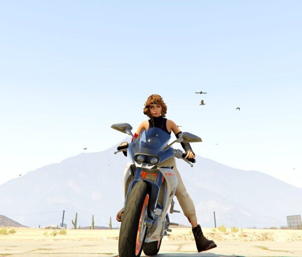 GTA 5 GTA 5 Mods Blue Spirit Free Fire Addon Ped inspired by %tags% | G5MODS