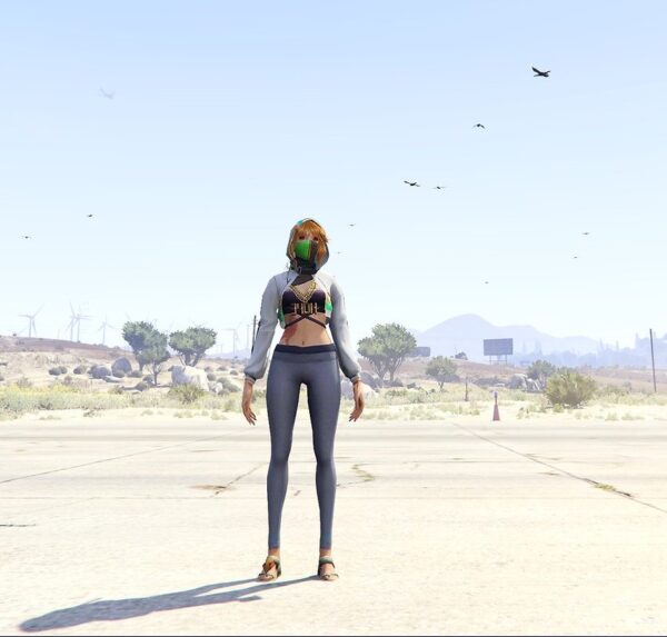 GTA 5 GTA 5 Mods Blue Spirit Free Fire Addon Ped inspired by %tags% | G5MODS