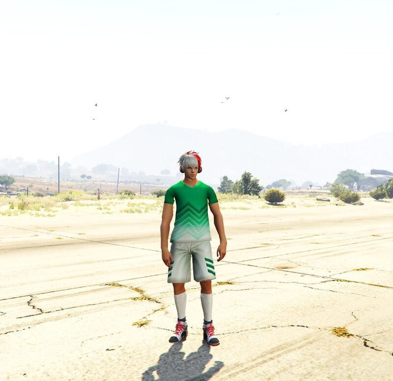 GTA 5 GTA 5 Mods Blue Spirit Free Fire Addon Ped inspired by %tags% | G5MODS