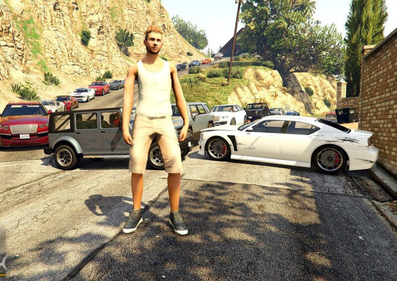 GTA 5 GTA 5 Mods Big Monster ADAM Free Fire Addon Ped inspired by %tags% | G5MODS