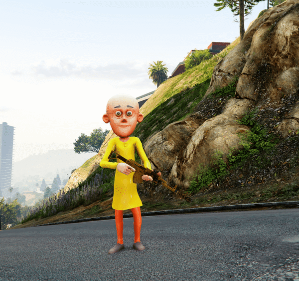GTA 5 GTA 5 Mods Patlu addonped Addon Ped inspired by %tags% | G5MODS