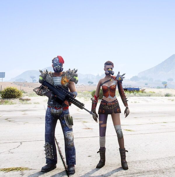 GTA 5 GTA 5 Mods Doomsday Combo Free Fire Addon Ped inspired by %tags% | G5MODS