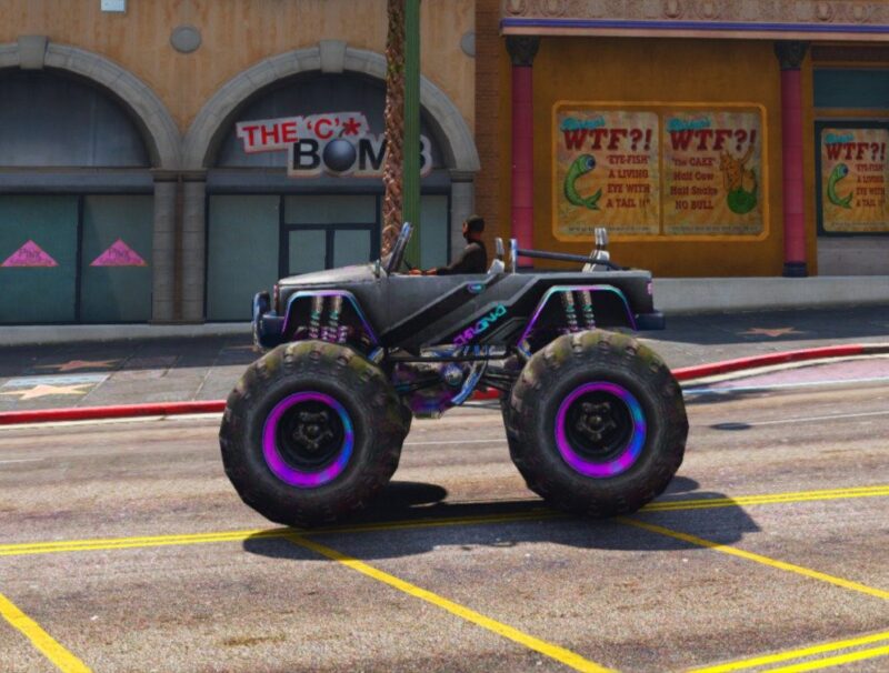 GTA 5 GTA 5 Mods Free Fire Monster Truck Chrono Addon Vehicle Addon Ped inspired by %tags% | G5MODS