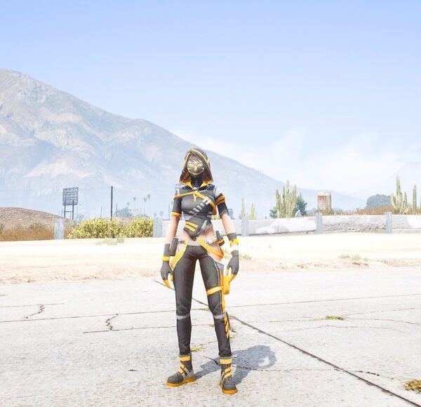 GTA 5 GTA 5 Mods Free Fire Spiriti Female Addon Ped Addon Ped inspired by %tags% | G5MODS