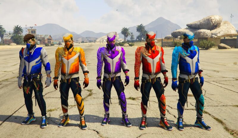 GTA 5 GTA 5 Mods angelic Free Fire Addon Ped inspired by %tags% | G5MODS