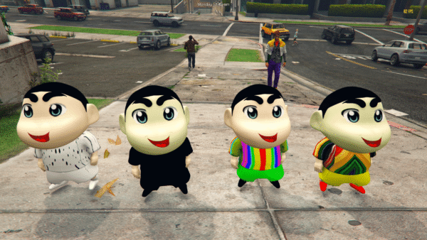 GTA 5 GTA 5 Mods Shinchan  AddOnPed Addon Ped inspired by %tags% | G5MODS
