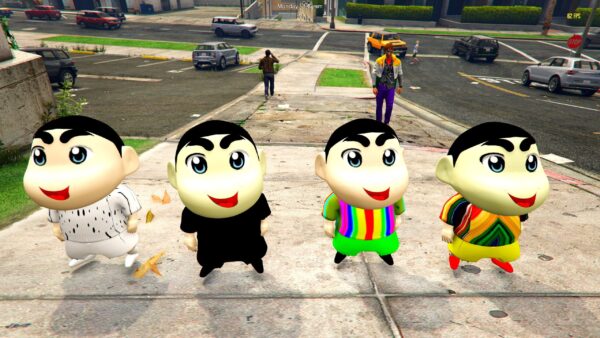 GTA 5 GTA 5 Mods Shinchan  AddOnPed Addon Ped inspired by %tags% | G5MODS