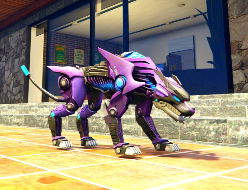 GTA 5 GTA 5 Mods Free Fire Panther AddonPet Addon Ped inspired by %tags% | G5MODS