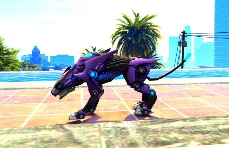 GTA 5 GTA 5 Mods Free Fire Panther AddonPet Addon Ped inspired by %tags% | G5MODS