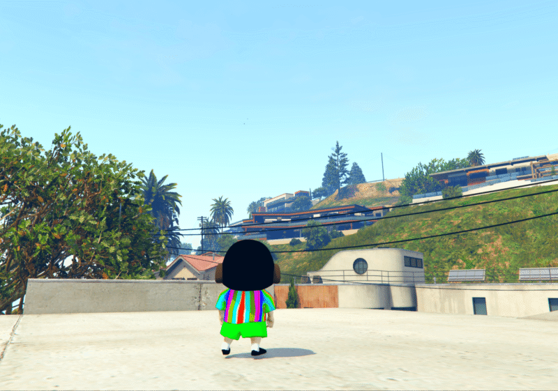 GTA 5 GTA 5 Mods Black Shinchan AddonPed Addon Ped inspired by %tags% | G5MODS