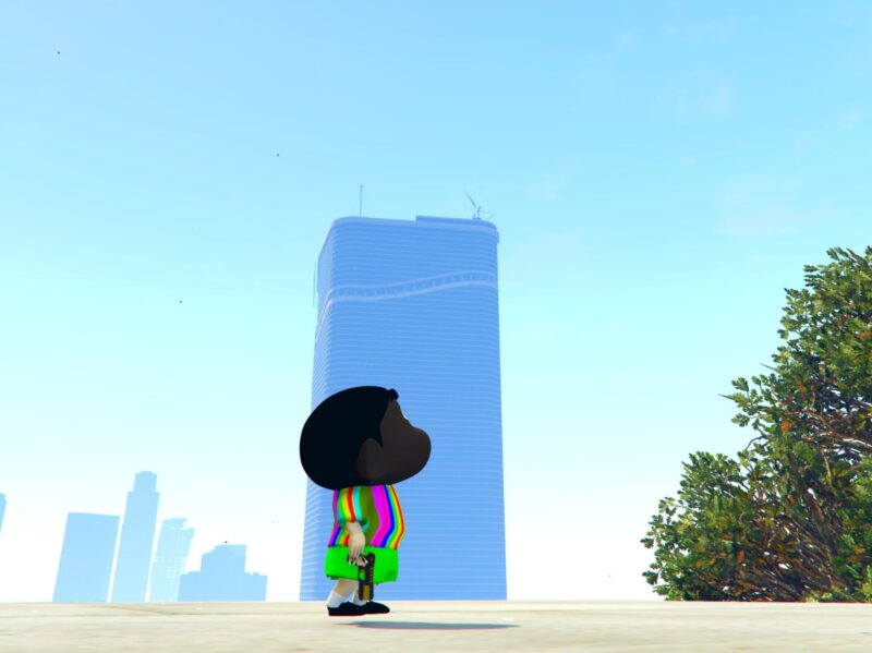 GTA 5 GTA 5 Mods Black Shinchan AddonPed Addon Ped inspired by %tags% | G5MODS