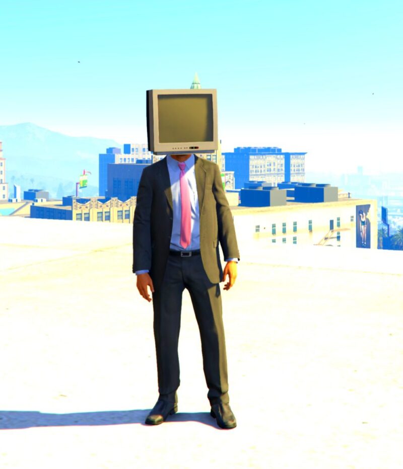 GTA 5 GTA 5 Mods Skibidi Tv Man addonped Addon Ped inspired by %tags% | G5MODS