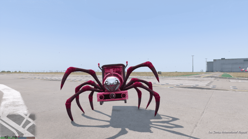 GTA 5 choo choo charles color 18 Addon Ped inspired by %tags% | G5MODS