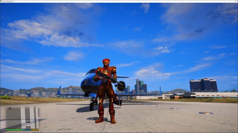 GTA 5 GTA 5 Mods Free Fire Arctic Flaming Red Bundle Addon Ped inspired by %tags% | G5MODS