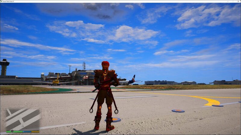 GTA 5 GTA 5 Mods Free Fire Arctic Flaming Red Bundle Addon Ped inspired by %tags% | G5MODS